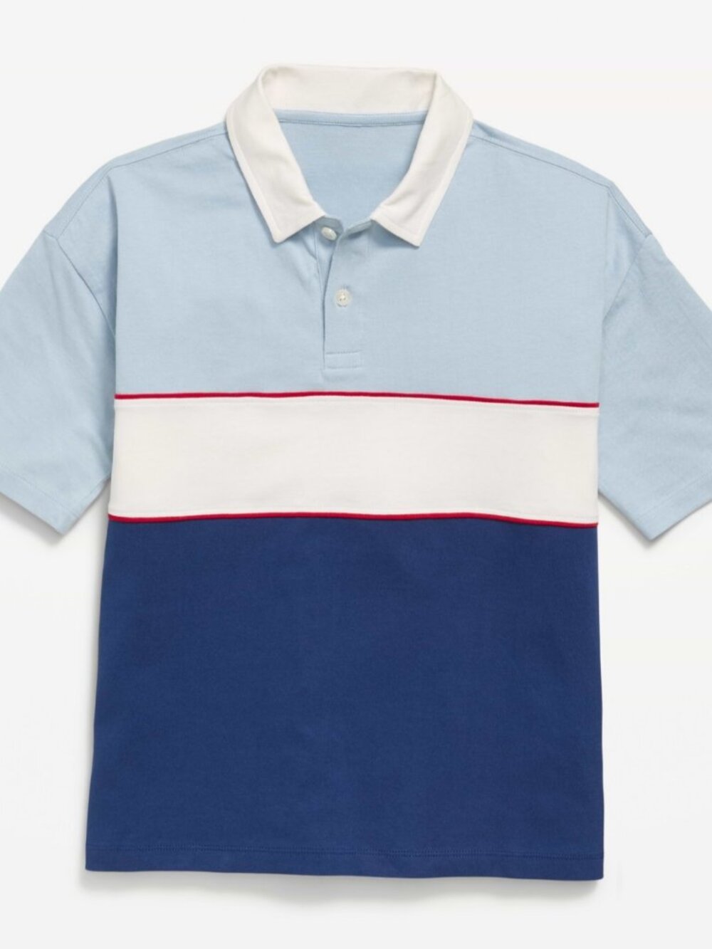 Boys Oversized Striped Polo Shirt by Old Navy Size XS (5) NWT by Old Navy